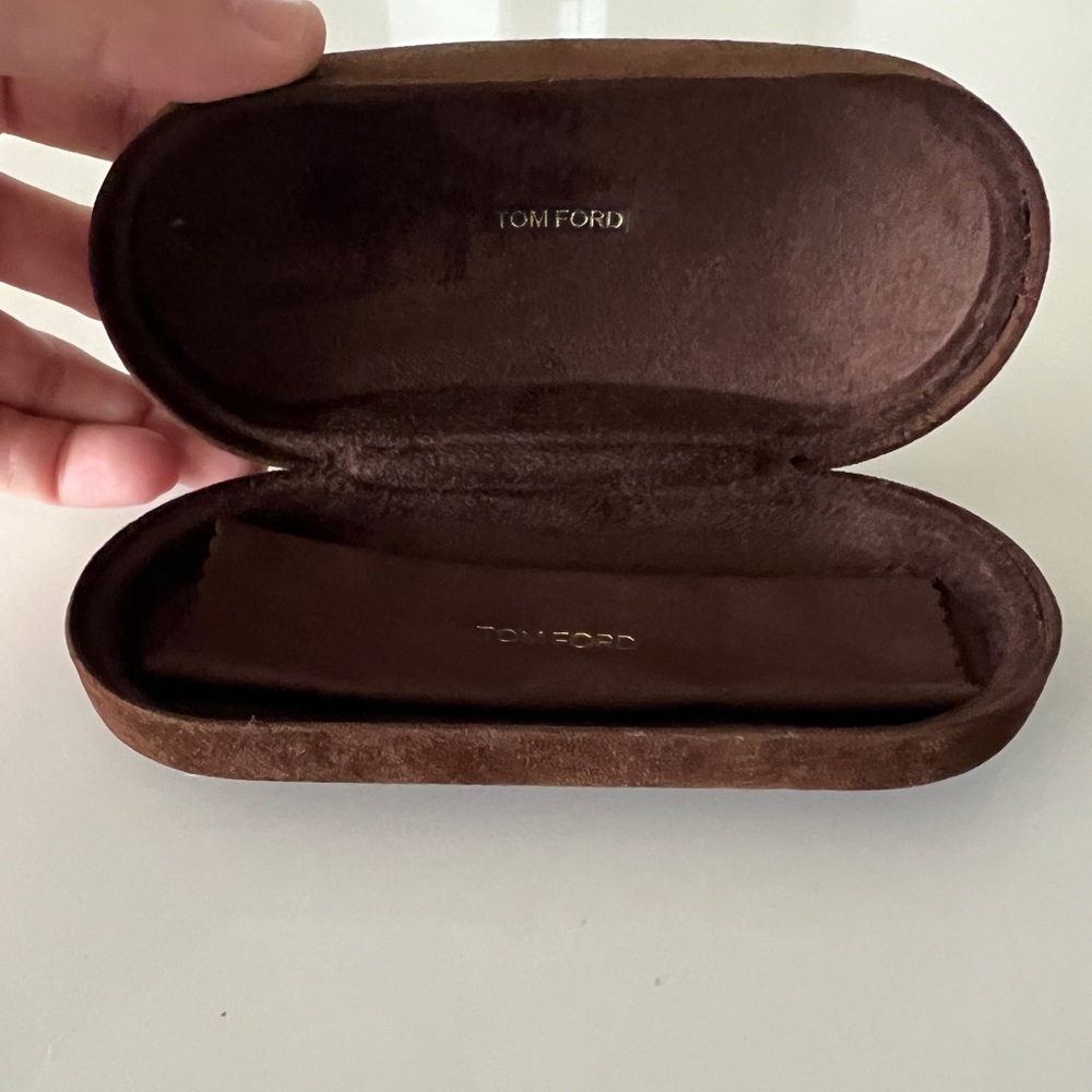 Tom Ford Suede Sunglass Case